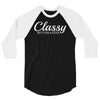 classy but i cuss a little 3/4 Sleeve Shirt