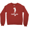 finger wag batle royal gaming Crewneck Sweatshirt