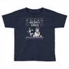 christmas funny dog &amp; snowman Toddler T-shirt