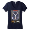 flux capacitor inspired by back to the future ideal birthd present Women's V-Neck T-Shirt