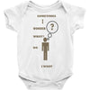 moment of thought Baby Onesie
