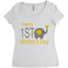 happy mother day Women's Triblend Scoop T-shirt