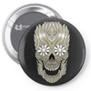 skull plants Pin-back button