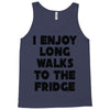i enjoy long walks to the fridge Tank Top