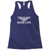 boss life hip hop music rick ross maybach cool dope mens tshirt black Racerback Tank