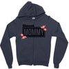 blessed mommy  flower Zipper Hoodie