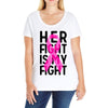 her fight is my fight Ladies Curvy T-Shirt