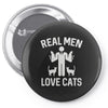 real men love cats (2) Pin-back button