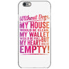 my heart is empty iPhone 6/6s Case