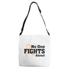 No One Fights Alone Adjustable Strap Totes