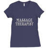 massage therapist Ladies Fitted T-Shirt