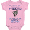 vater und sohn 6 Baby Onesie