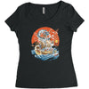 japanese world Women's Triblend Scoop T-shirt