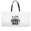 happy father day greeting Weekender Totes