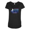 i Stopped Playing Fortnite To Be Here Maternity Scoop Neck T-shirt