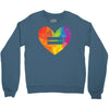 Rainbow Equality Heart Crewneck Sweatshirt