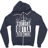 straight outta tilted towers Zipper Hoodie