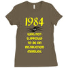 george orwell   1984 Ladies Fitted T-Shirt