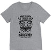 Life After Death Mess With My Daughter V-Neck Tee