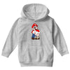 mario licking toad Youth Hoodie