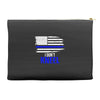 i don't kneel   patriotic stand for the flag, kneel for the dead Accessory Pouches