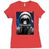 space momky Ladies Fitted T-Shirt