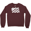 american flag sticker vinyl decal   usa stars united states country ca Crewneck Sweatshirt