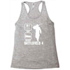 eat sleep battlefield 4, funny Racerback Tank