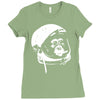 astronaut monkey Ladies Fitted T-Shirt