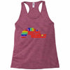 racing rainbow Racerback Tank