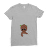 Baby Groot Ladies Fitted T-Shirt