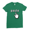 Copy Paste Matching Ladies Fitted T-Shirt