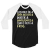 natural queens rock 3/4 Sleeve Shirt