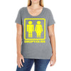 drop yours Ladies Curvy T-Shirt