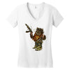 gwok Women's V-Neck T-Shirt