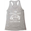 camp crystal lake counselor Racerback Tank
