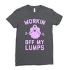 vintage dg506 workin off my lumps best trending Ladies Fitted T-Shirt