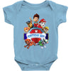 paw patrol birtday boy Baby Bodysuit