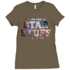 We Are Made of Star Stuff,  Carl Sagan Quote Ladies Fitted T-Shirt
