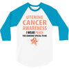 wear peach for uterine cancer 3/4 Sleeve Shirt