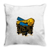 plastic debris Throw Pillow