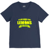 if life gives you lemons, add vodka t shirt V-Neck Tee