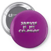 jarvis is my co pilot Pin-back button