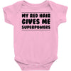 red head hair Baby Onesie