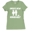 under new management stag night wedding mens Ladies Fitted T-Shirt