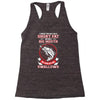 Funny fishing Racerback Tank