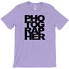 photographer camera photography modern text photos scrapbook geek t sh T-Shirt