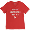 more boyfriends than ts V-Neck Tee