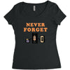Never Forget Women's Triblend Scoop T-shirt
