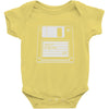 retro floppy Baby Onesie